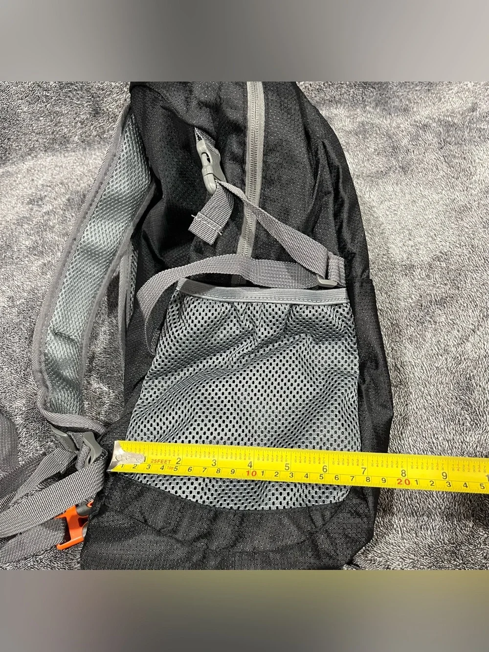 MIYCOO Ultra Lightweight Packable Backpack in black with a 45L capacity unisex